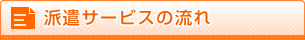 派遣サービスの流れ